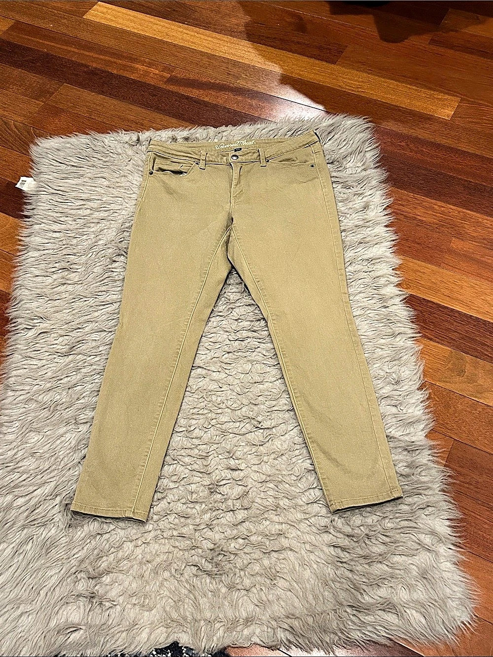 Universal Thread Mid Rise Skinny Jeans Tan Size 10/30S